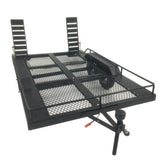 Max Heavy Duty Metal Trailer Double Axle for 1/10 RC Crawler Car Accessories