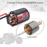 Max 1/10 RC Car Truck Rock Crawler 5-Slot 540 Brush Motor 20T RC Car Motor Part