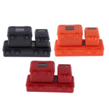 Max Maxb 1 Set RC Car Luggage Case Trunk 1:10 RC Truck Body Decoration Parts Red