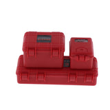 Max Maxb 1 Set RC Car Luggage Case Trunk 1:10 RC Truck Body Decoration Parts Red