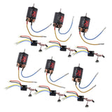 Max 1:10 RC Car Waterproof Brushed Motor 60A ESC Combo RC Buggy Touring 21T+60A