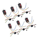 Max 1:10 RC Car Waterproof Brushed Motor 60A ESC Combo RC Buggy Touring 21T+60A