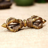 Max Tibetan Buddhism Dorje Vajra Phurba Amulet Handmade Nepal Collectibles 9cm