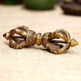 Max Tibetan Buddhism Dorje Vajra Phurba Amulet Handmade Nepal Collectibles 9cm