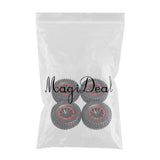 Max 1/10 RC Car 1.9 Inch Plastic Wheel Hub and Tires Set for RC Crawler 100mm