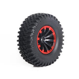 Max 1/10 RC Car 1.9 Inch Plastic Wheel Hub and Tires Set for RC Crawler 100mm