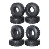 Max 1/10 Rc Simulation Climbing Car Rubber Tire With Sponge Liner Black 2.2inch