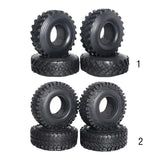 Max 1/10 Rc Simulation Climbing Car Rubber Tire With Sponge Liner Black 2.2inch