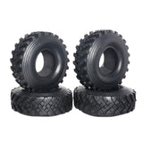 Max 1/10 Rc Simulation Climbing Car Rubber Tire With Sponge Liner Black 2.2inch