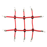Max Elastic RC Rack Luggage Net w/ Hook for 1/10 RC Rock Crawler Car Red