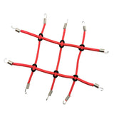Max Elastic RC Rack Luggage Net w/ Hook for 1/10 RC Rock Crawler Car Red