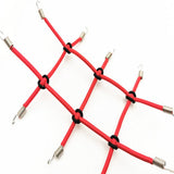 Max Elastic RC Rack Luggage Net w/ Hook for 1/10 RC Rock Crawler Car Red