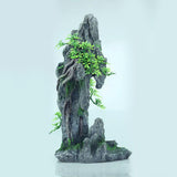 Max Artificial Rockery Hiding Cave Landscape Underwater Cave with Aqua-plant