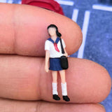 Max 1:64 Figures Diorama Uniform Girl Fashion Japanese boy Girl B