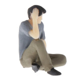 Max 1:64 Figures Diorama Uniform Girl Fashion Japanese boy Thinking Boy A