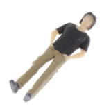 Max 1:64 Figures Diorama Repair Factory Middle-aged Uncle Both hands in pocket