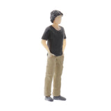 Max 1:64 Figures Diorama Repair Factory Middle-aged Uncle Both hands in pocket