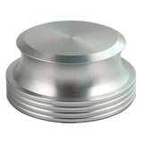 Max Record Clamp LP Disc Stabilizer Turntable Gold for Vibration Balanced Silver