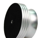 Max Record Clamp LP Disc Stabilizer Turntable Gold for Vibration Balanced Silver