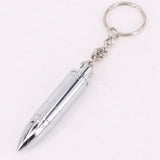 Max Bullet  Shape Tobacco Cigar Punch Cutter Cigars Hole Puncher Drill Silver