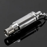 Max Bullet  Shape Tobacco Cigar Punch Cutter Cigars Hole Puncher Drill Silver