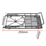 Max RC Crawler Roof Rack w/ 4 Square LED Lights for D90 RC4WD Axial SCX10 trx-4