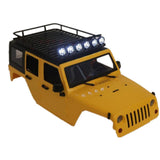 Max RC Roof Luggage Carrier w/ 6 LEDs for D90 RC4WD Axial SCX10 trx-4 RC Decor
