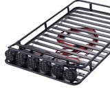 Max RC Roof Luggage Carrier w/ 6 LEDs for D90 RC4WD Axial SCX10 trx-4 RC Decor