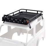 Max RC Roof Luggage Carrier w/ 6 LEDs for D90 RC4WD Axial SCX10 trx-4 RC Decor