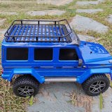 Max RC Roof Rack Luggage Carrier w/ 6 LED Lights for D90 RC4WD Axial SCX10 trx-4