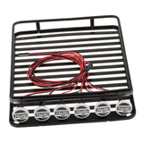 Max 1/10 RC Luggage Carrier w/ 6 LEDs Roof Light for D90 RC4WD Axial SCX10 trx-4