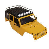 Max 1/10 RC Luggage Carrier w/ 6 LEDs Roof Light for D90 RC4WD Axial SCX10 trx-4