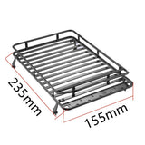 Max 1/10 RC Luggage Carrier w/ 6 LEDs Roof Light for D90 RC4WD Axial SCX10 trx-4