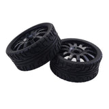 Max RC Car Umbrella Wheel Frame Rim Hex Tyres 1:8 Scale RC On Road Car Black