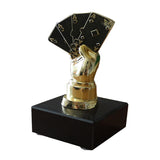 Max Alloy Poker Finger Trophy Winner Award for Casino Tournament Game Golden