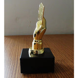 Max Alloy Poker Finger Trophy Winner Award for Casino Tournament Game Golden