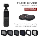 Max 1 Set/6Pc Air Lens Filters High Definition Glass Neutral Density Camera Lens