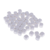 Max 50Pieces Square Edge Blank Dices D6 Six Sided RPG Gaming Dice Gift 18mm