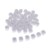 Max 50Pieces Square Edge Blank Dices D6 Six Sided RPG Gaming Dice Gift 18mm