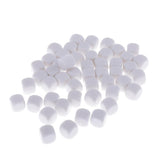 Max 50Pieces Square Edge Blank Dices D6 Six Sided RPG Gaming Dice Gift 18mm