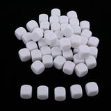 Max 50Pieces Square Edge Blank Dices D6 Six Sided RPG Gaming Dice Gift 18mm