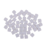 Max 50Pieces Square Edge Blank Dices D6 Six Sided RPG Gaming Dice Gift 18mm