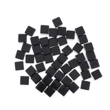 Max 50Pieces Square Edge Blank Dices D6 Six Sided RPG Gaming Dice Gift Black