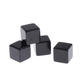 Max 50Pieces Square Edge Blank Dices D6 Six Sided RPG Gaming Dice Gift Black