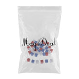 Max 50Pieces Square Edge Blank Dices D6 Six Sided RPG Gaming Dice Gift