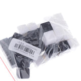 Max 50pcs Square Edge Blank Dices D6 Six Sided RPG Gaming Dice Gift Black White