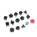 Max Polyhedral Dice TRPG Dice Acrylic for Dungeons & Dragons Board Game 15pcs