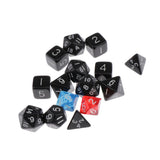 Max Polyhedral Dice TRPG Dice Acrylic for Dungeons & Dragons Board Game 15pcs