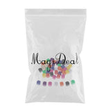 Max 50Pieces Square Edge Blank Dices D6 Six Sided RPG Gaming Dice Gift 16mm