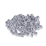 Max 100pcs 5mm Six Sided D6 Dice Dies for Dungeons and Dragons Game